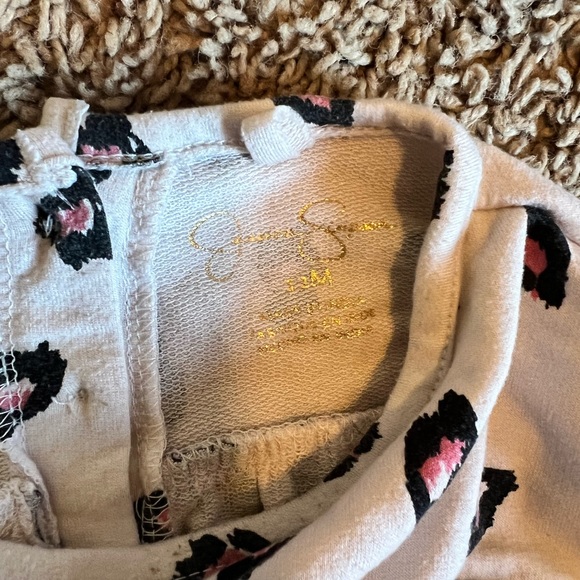 Jessica Simpson Pink Cheetah Print Romper - Picture 3 of 3